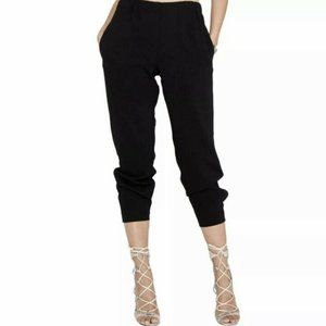 RACHEL ROY Women's Black Tapered Crop M